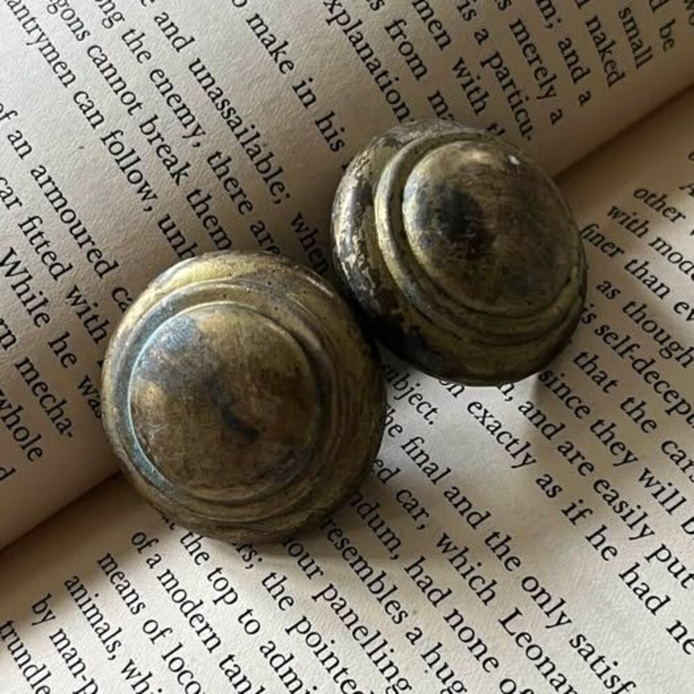 Two Vintage Brass Drawer/Cabinet Knobs